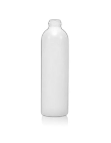 Flacon cylindrique en verre 200 ml transparent avec bouchon et