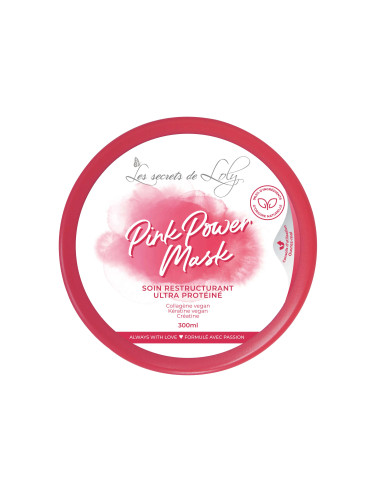 Pink Power Mask - Soin restructurant Ultra proteiné - Les Secrets de Loly